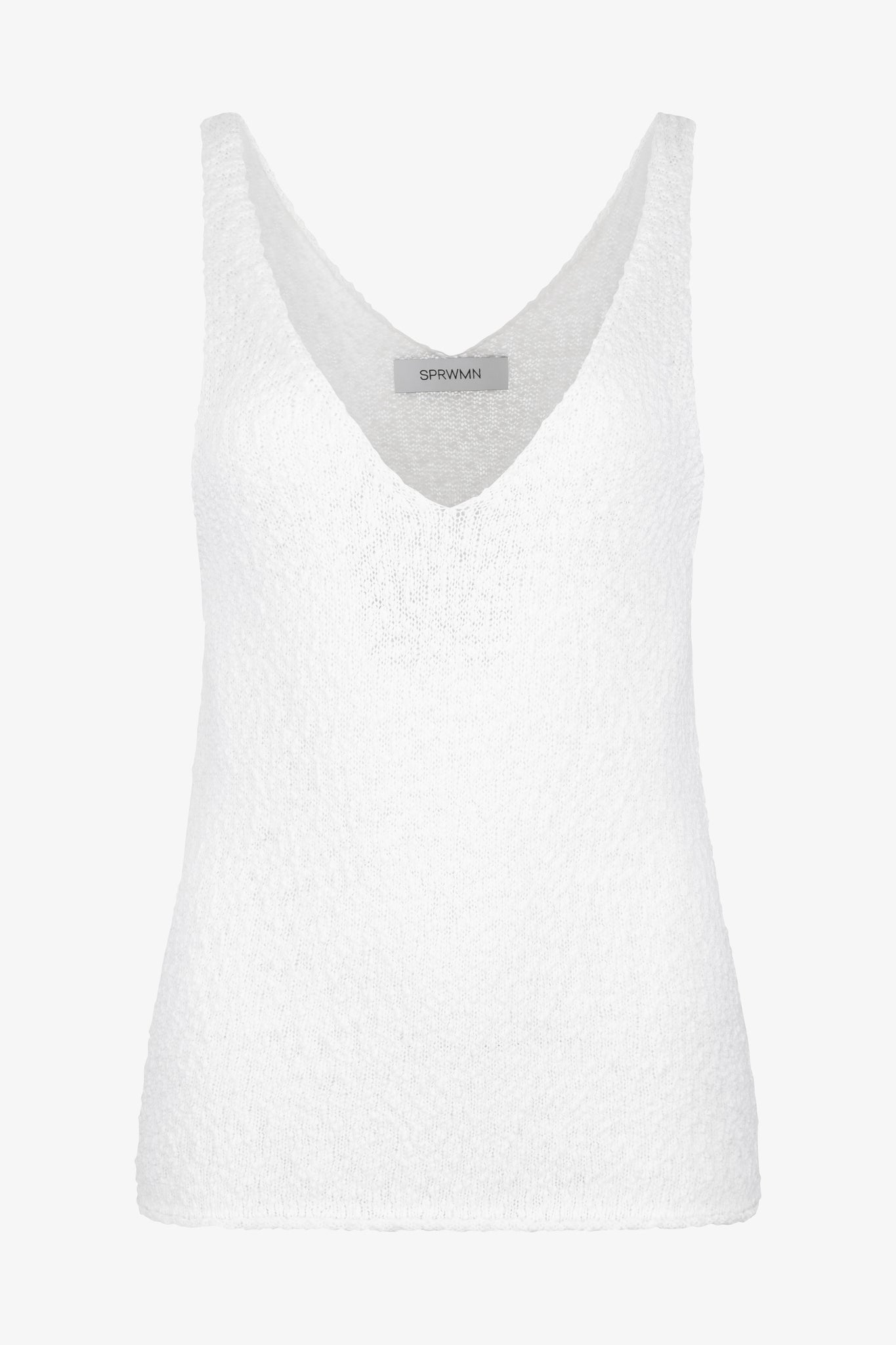 Camille Cotton Bouclé Tank