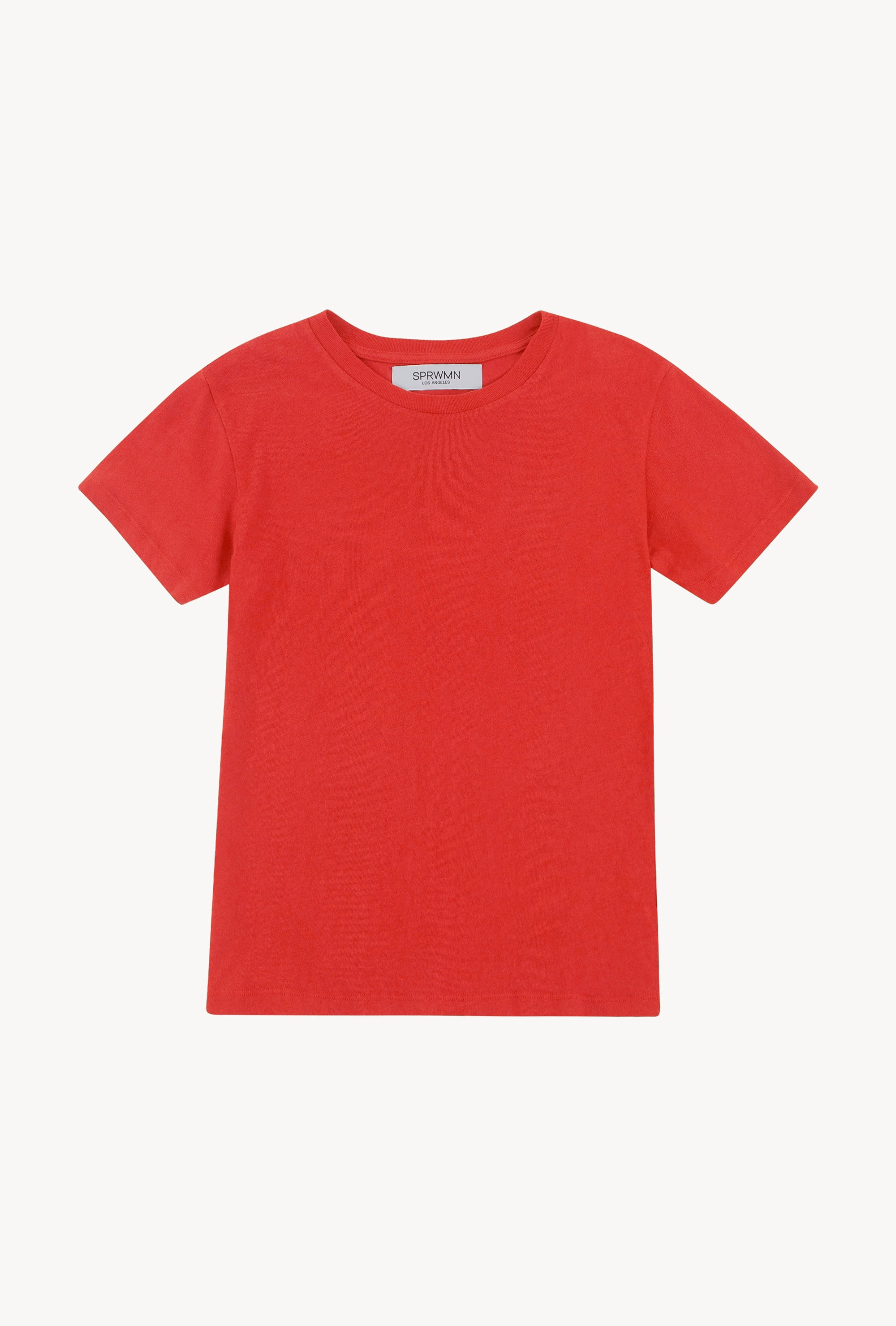 Red Cotton Baby Tee