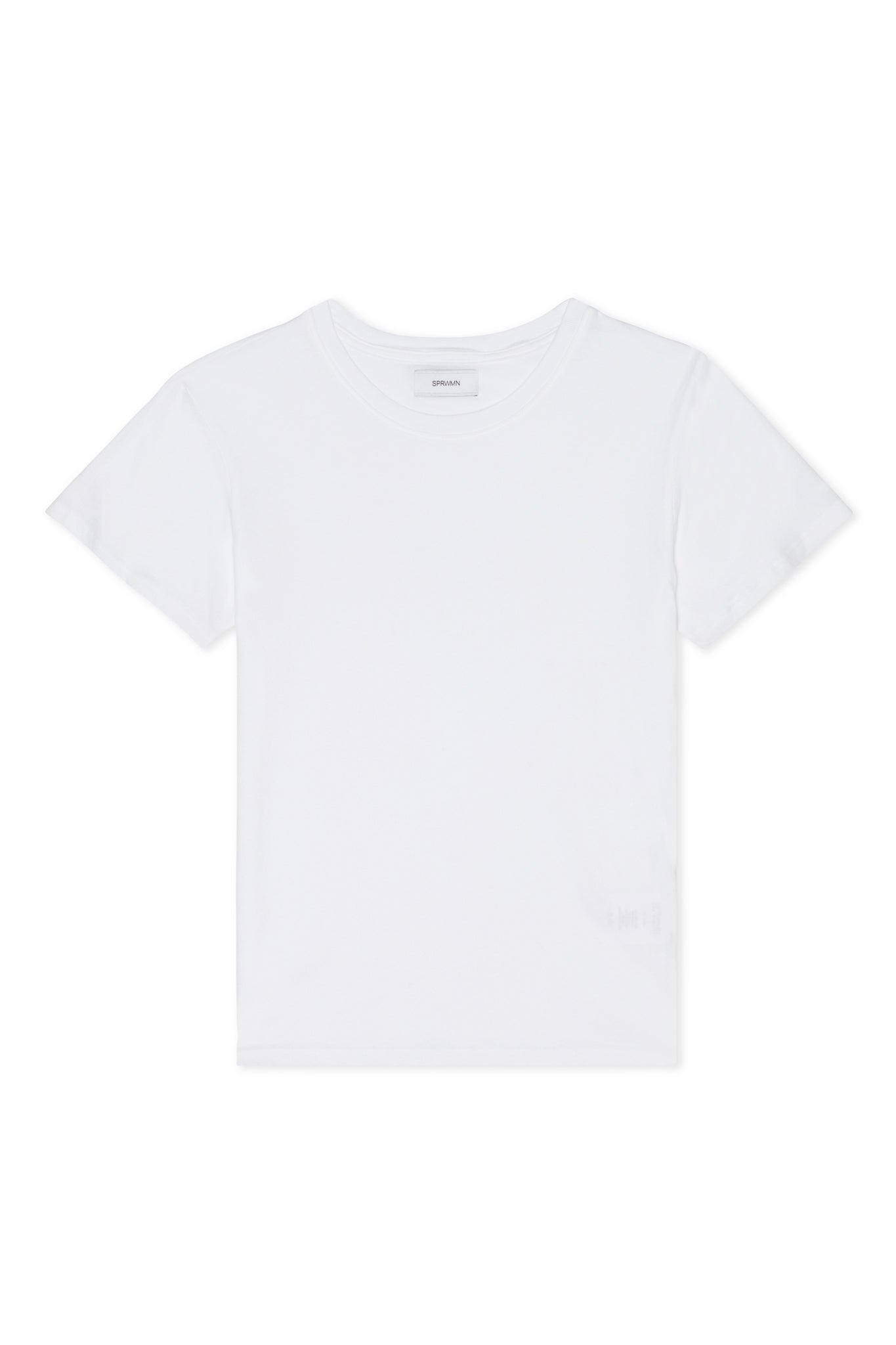 White Cotton Baby Tee