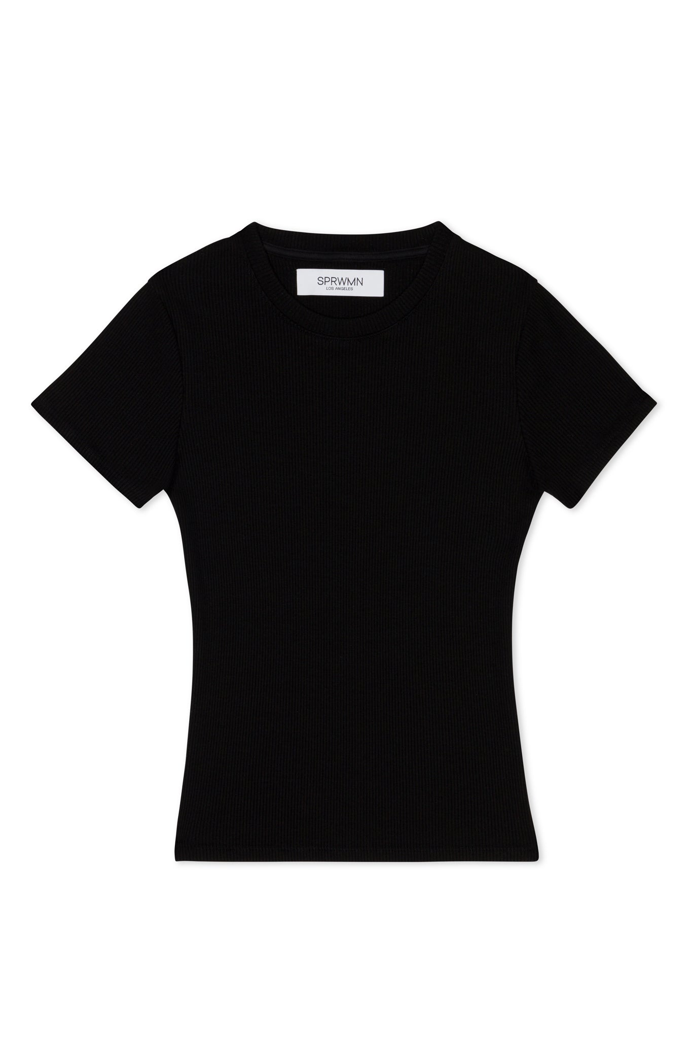 Black Rib Baby Tee