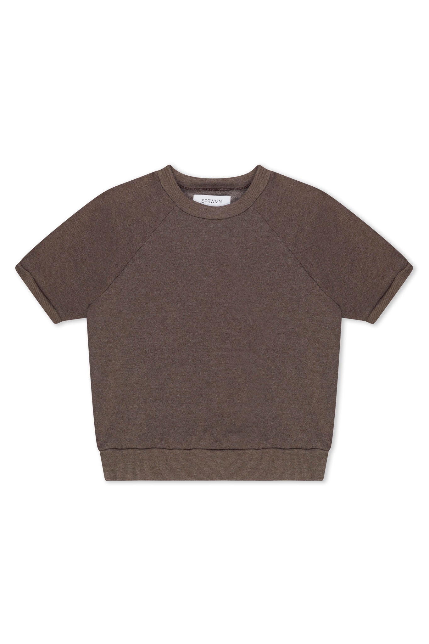 Heather Brown Raglan Sweatshirt