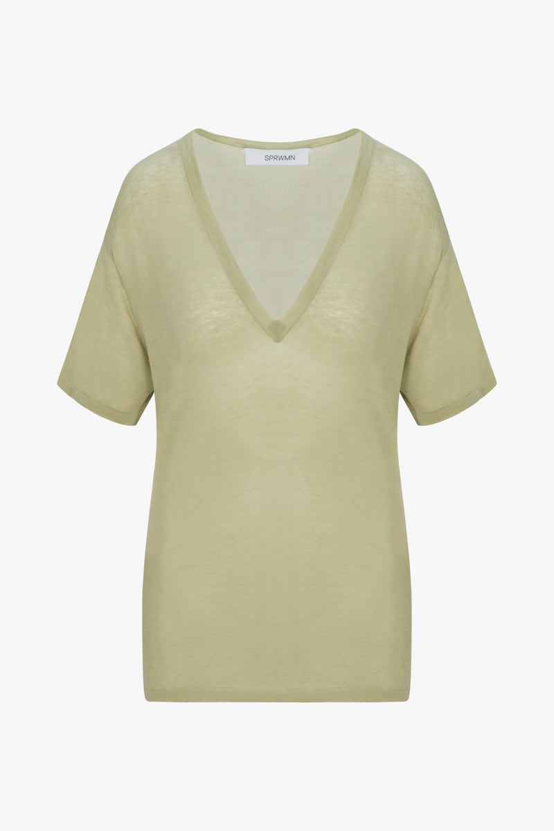 Tissue V-Neck Tee