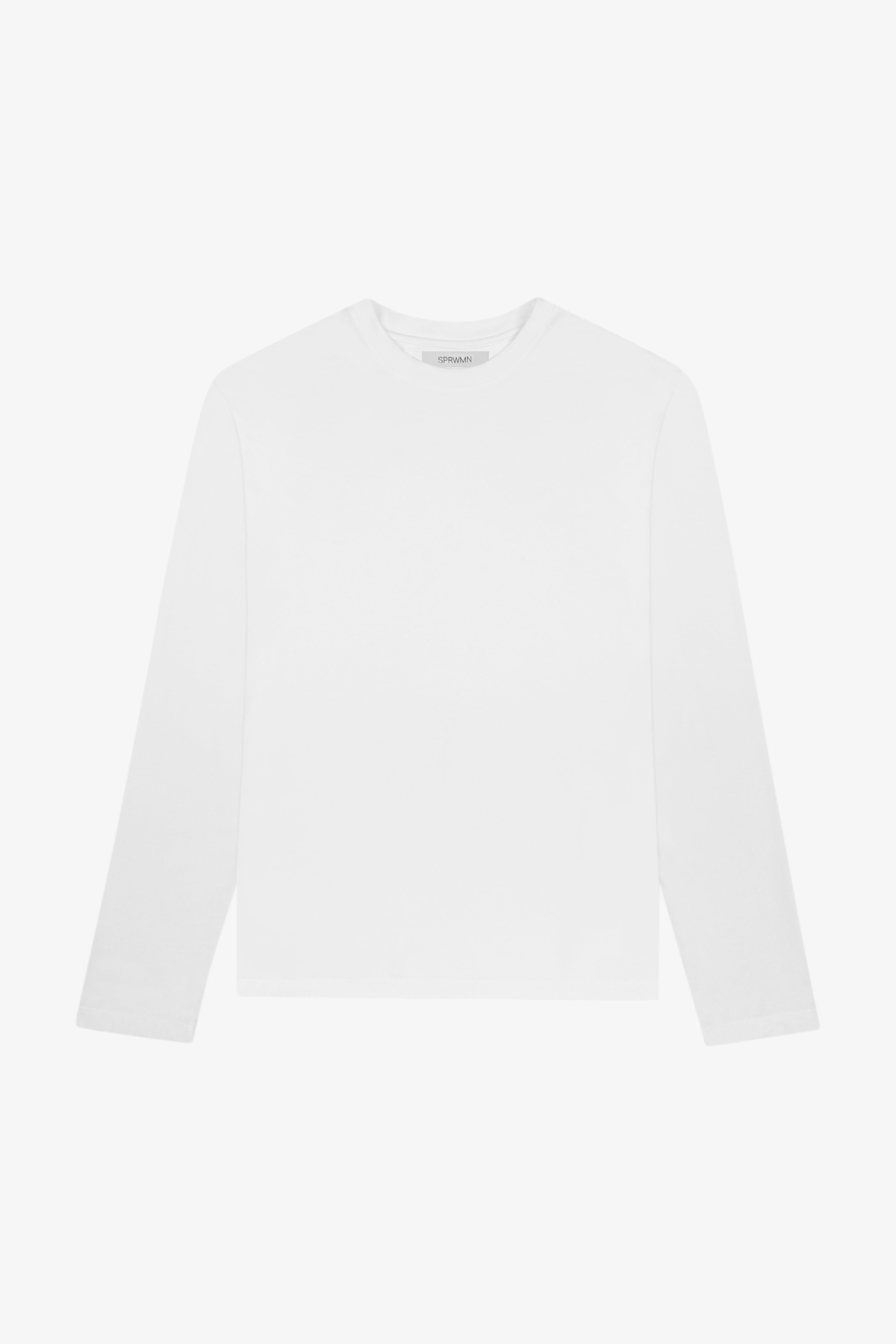 Light French Terry Long Sleeve Oversized Tee