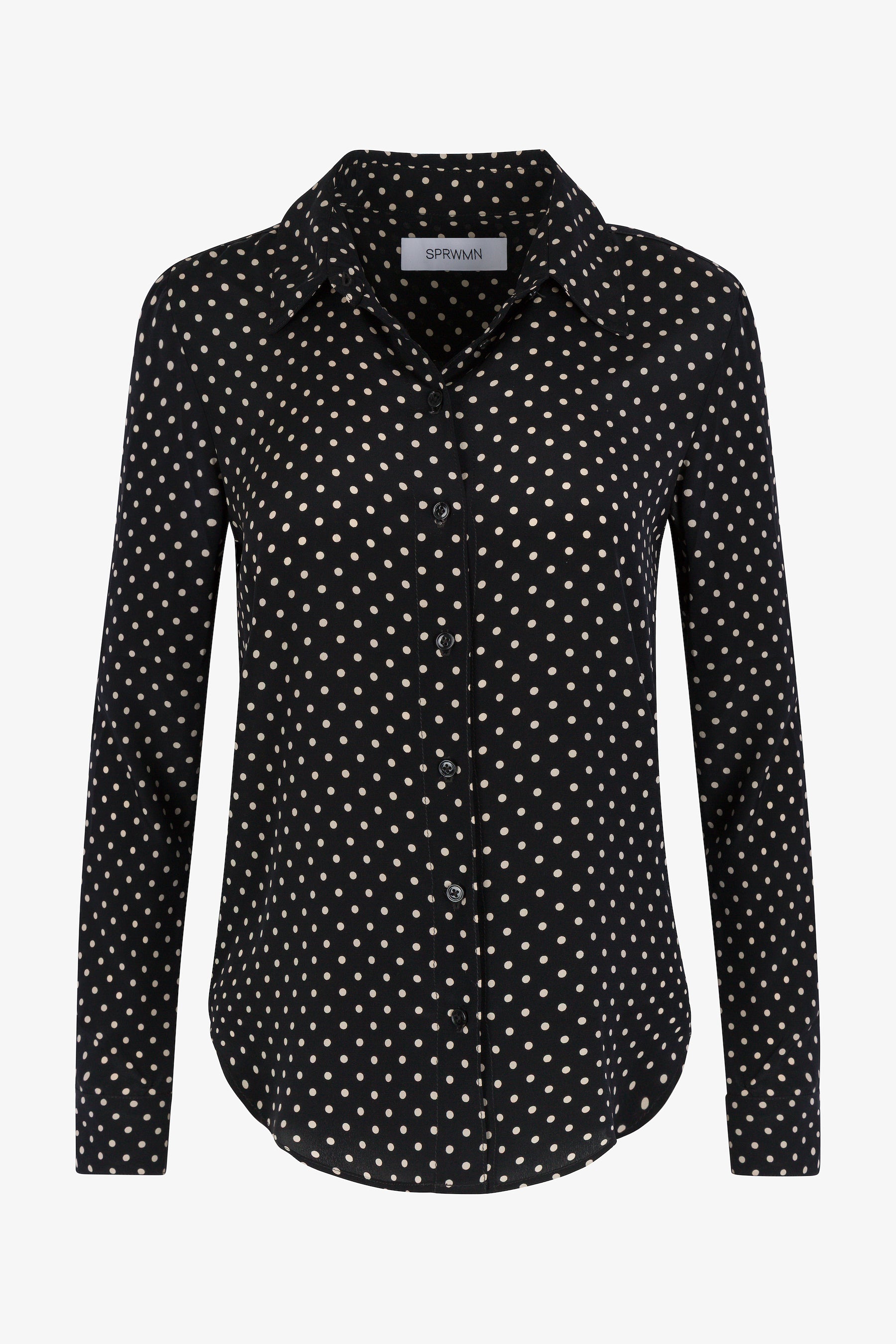Silk Fitted Button Down