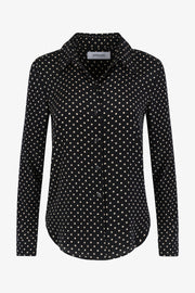 Silk Fitted Button Down