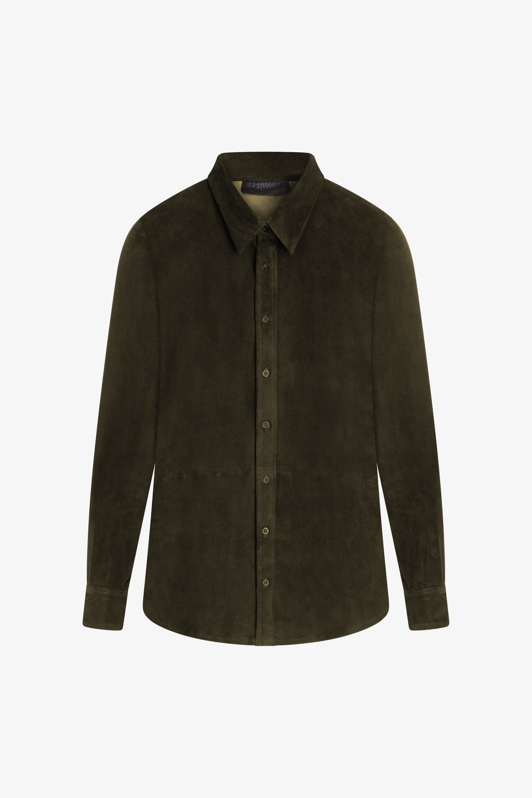 Fonda Suede Button Down