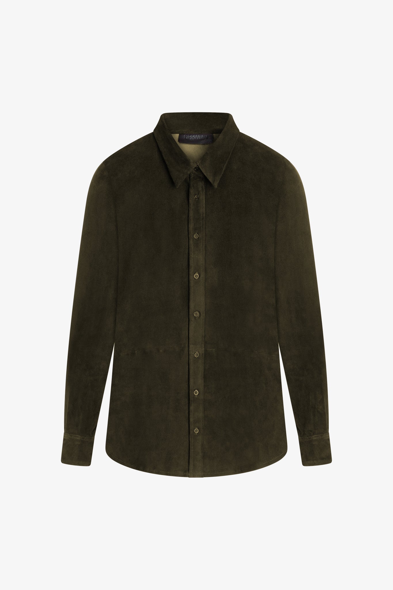 Fonda Suede Button Down