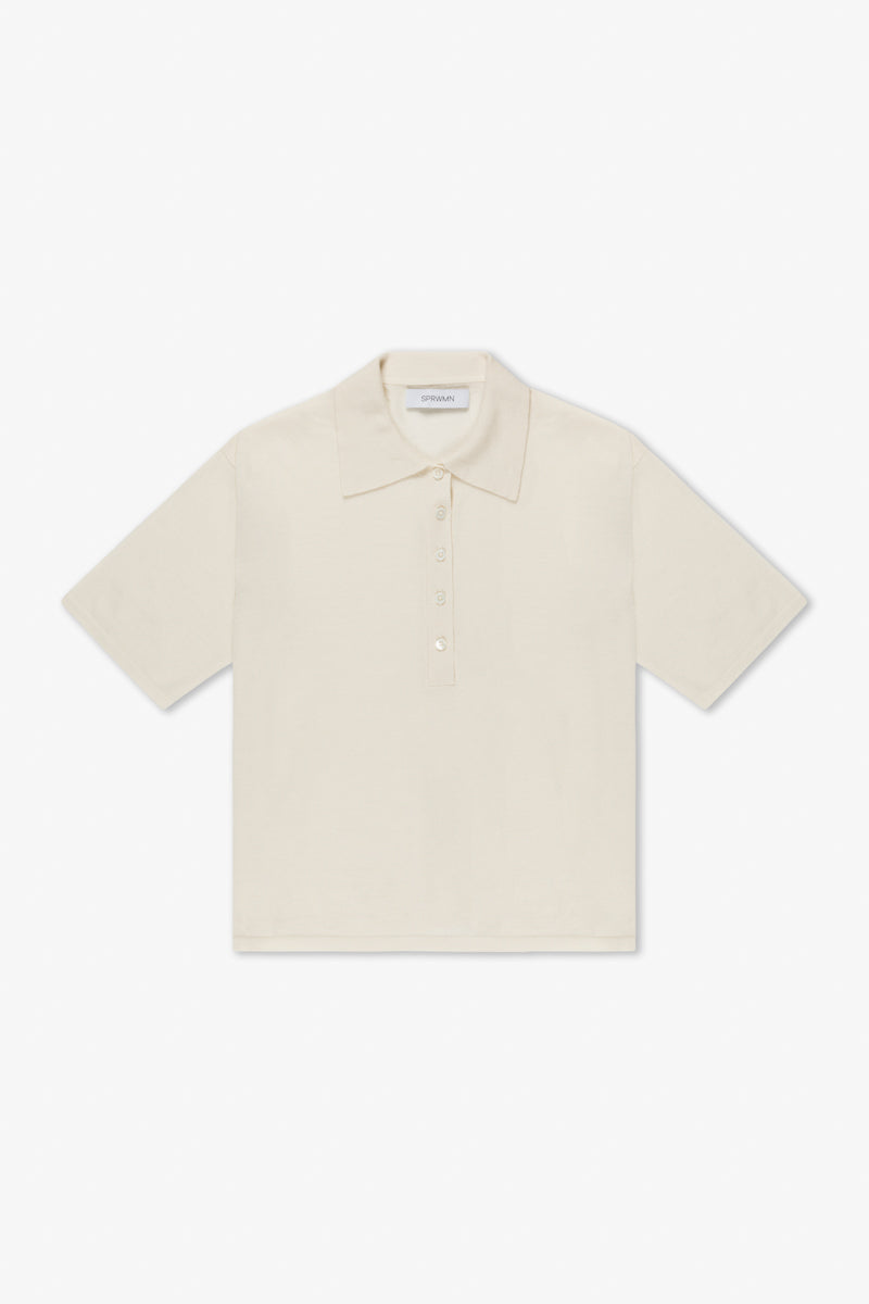 Oversized Cashmere Polo