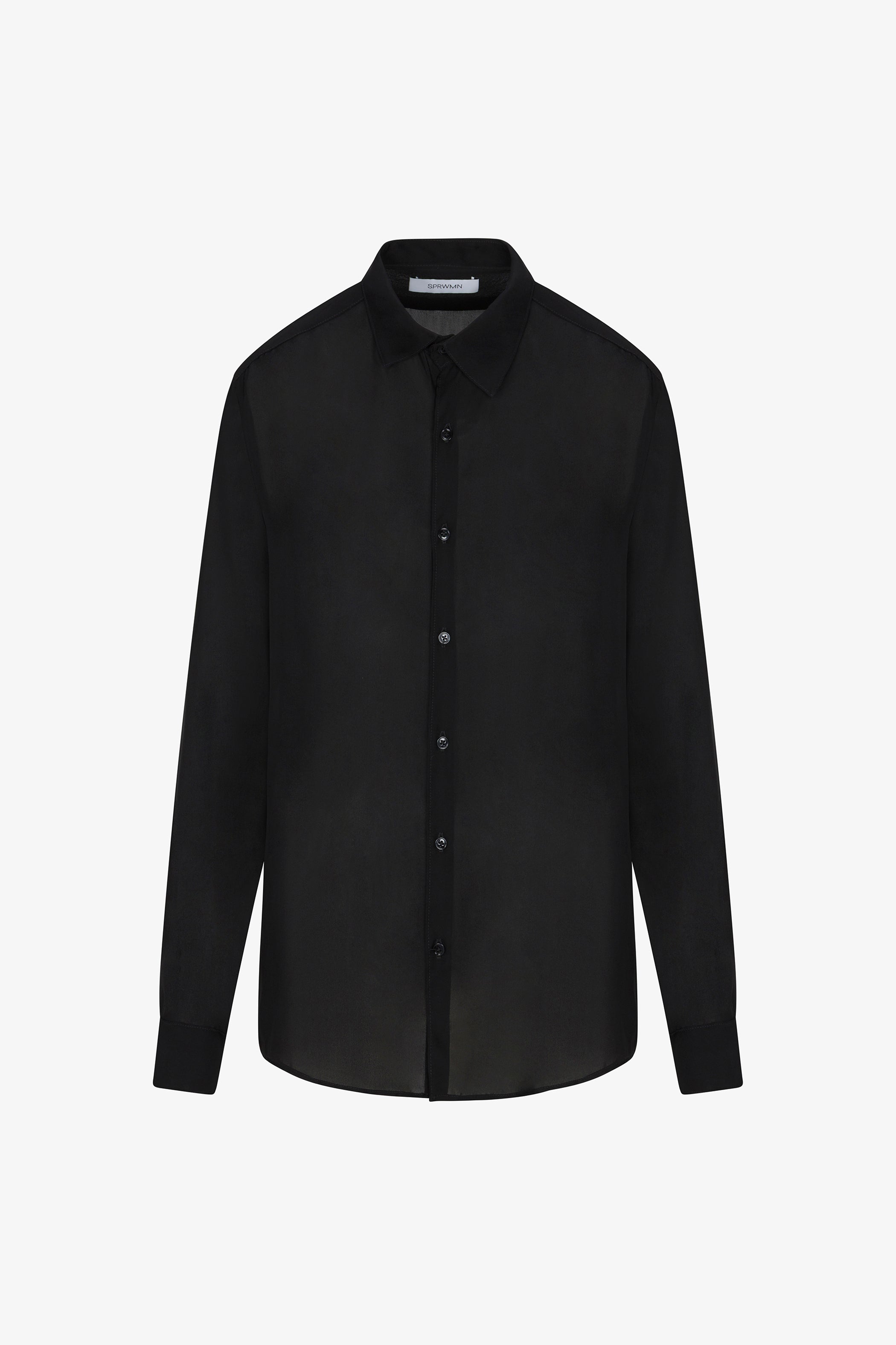 Mara Silk Chiffon Button Down