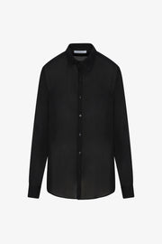 Mara Silk Chiffon Button Down