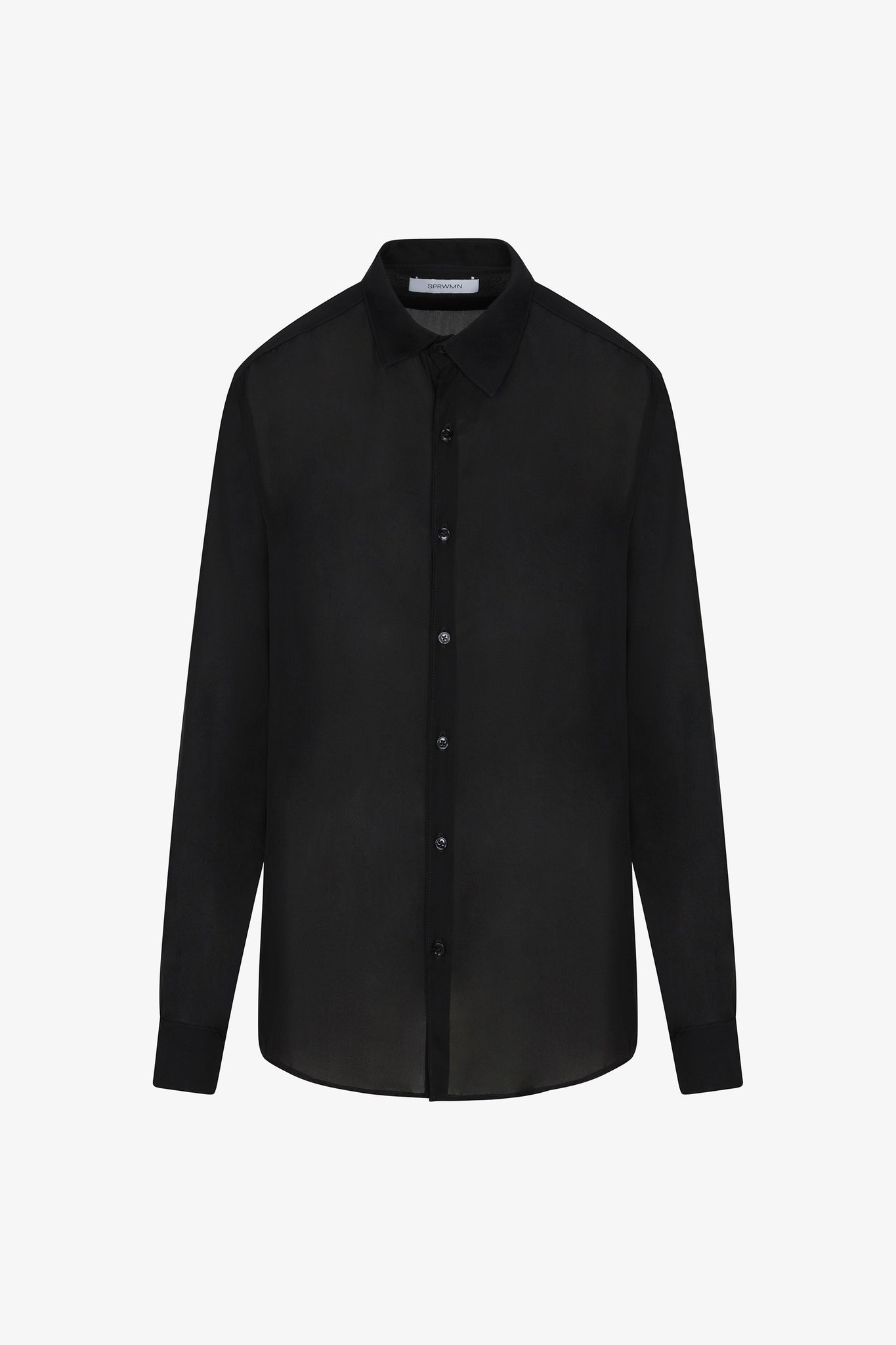 Mara Silk Chiffon Button Down