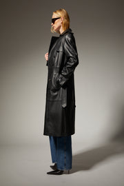 Penelope Leather Trench