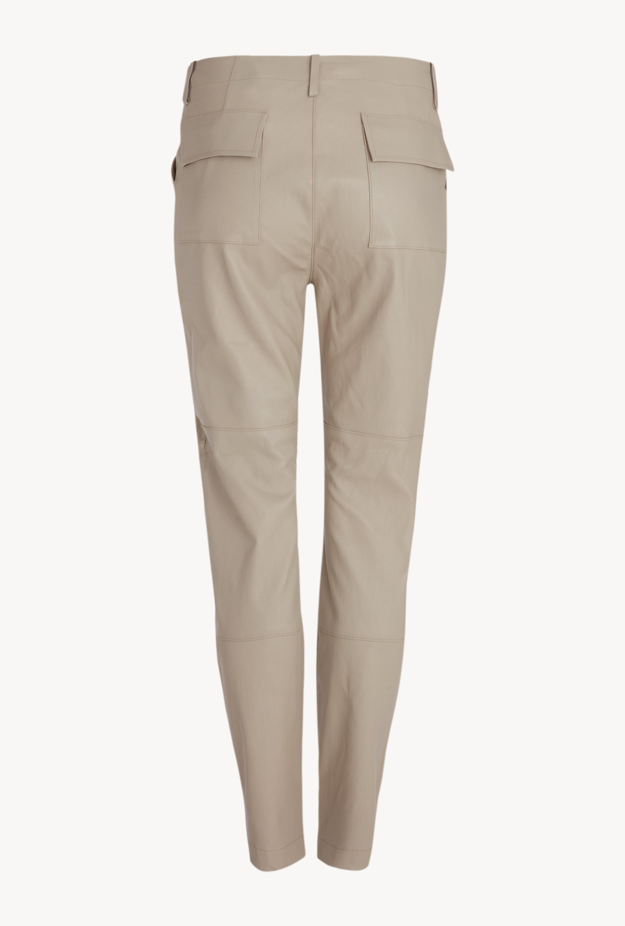 Sand Leather Trousers