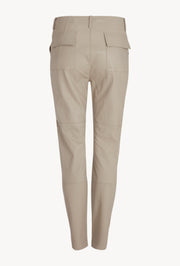 Sand Leather Trousers