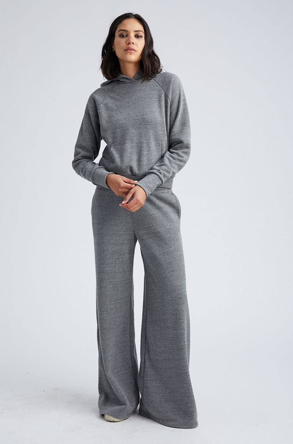 Dark Grey Wide Leg Pants