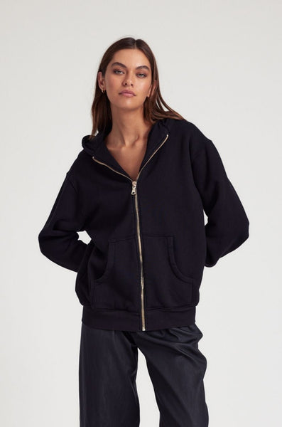 ZIPUP HOODIE BLACK – SPRWMN