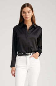 Silk Fitted Button Down