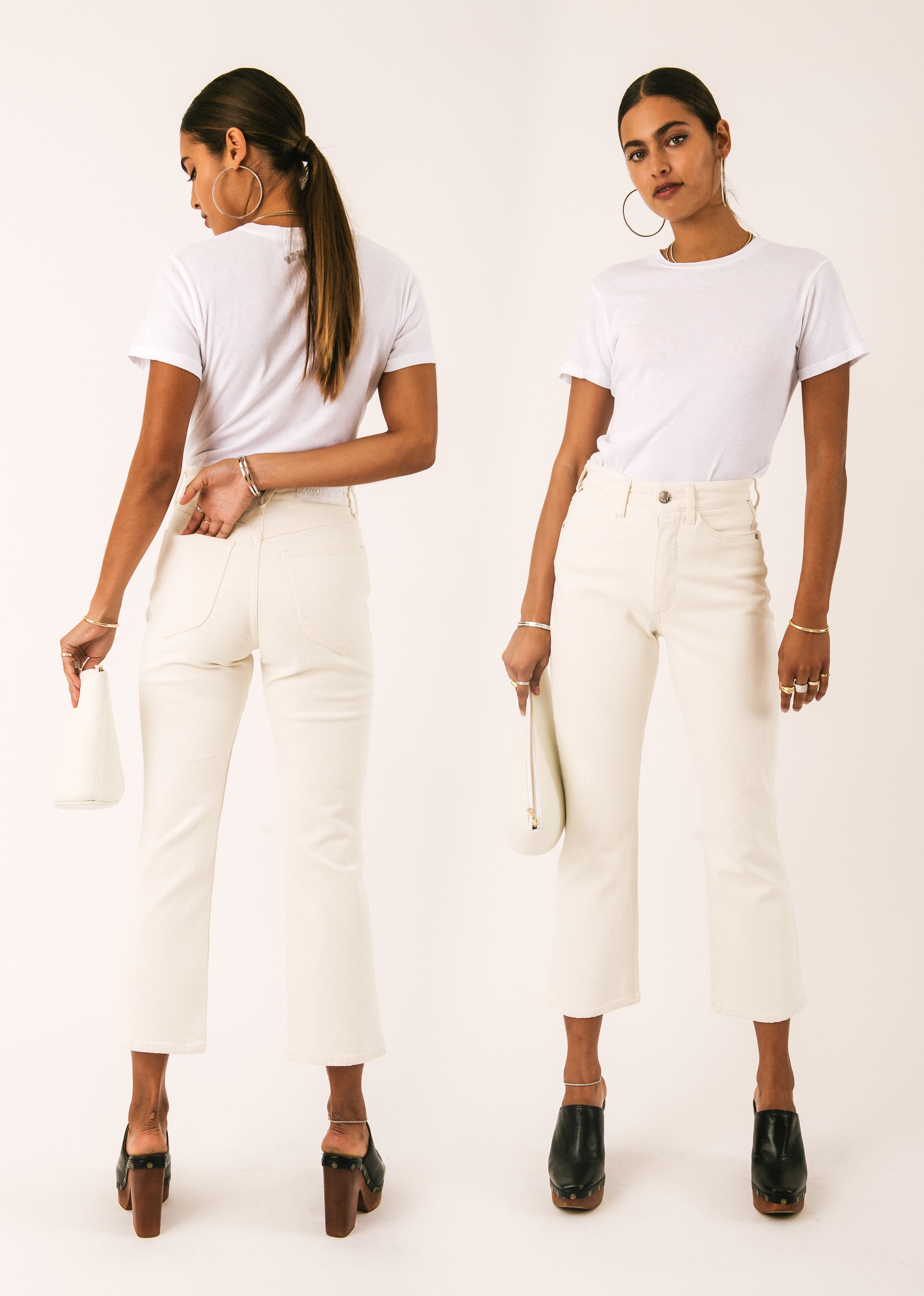 Earhart Crop Flare Denim