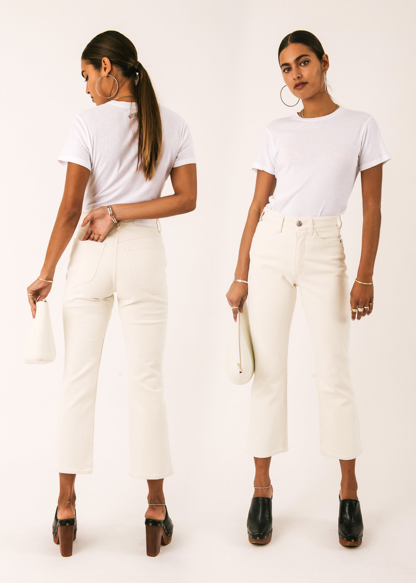 Earhart Crop Flare Denim