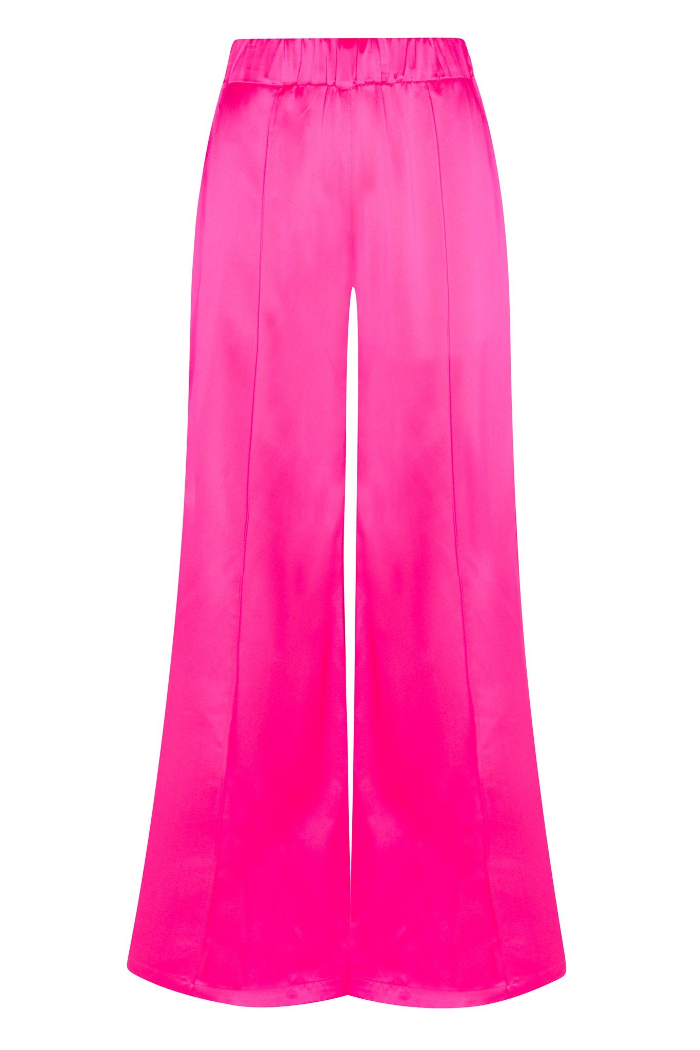 Wide Leg Pant w Pintucks Fuchsia Pink – SPRWMN