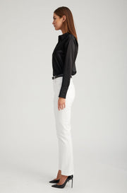 Silk Fitted Button Down
