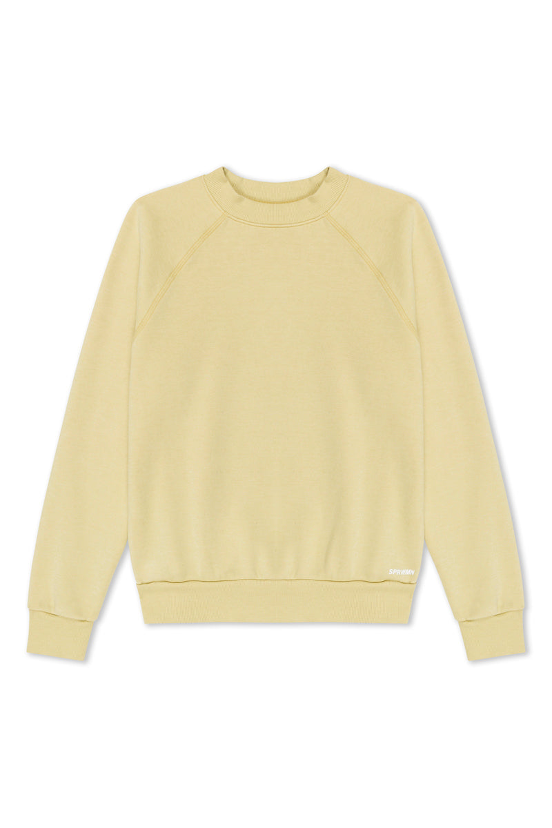 Pistachio Shrunken Raglan Sweatshirt