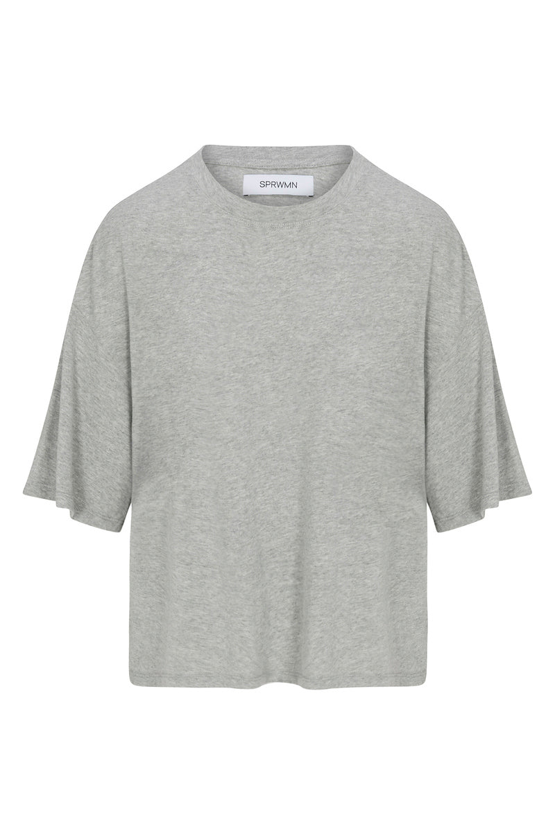 Heather Grey Boxy Tee