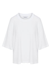 White Boxy Tee