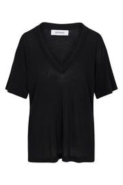 Black V-Neck Tee