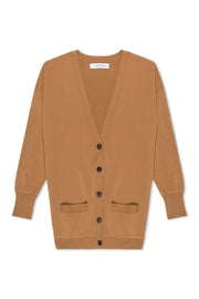 Praline Cashmere Boyfriend Cardigan