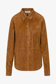 Elise Suede Button Down