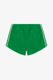 Leather Athletic Slip Shorts