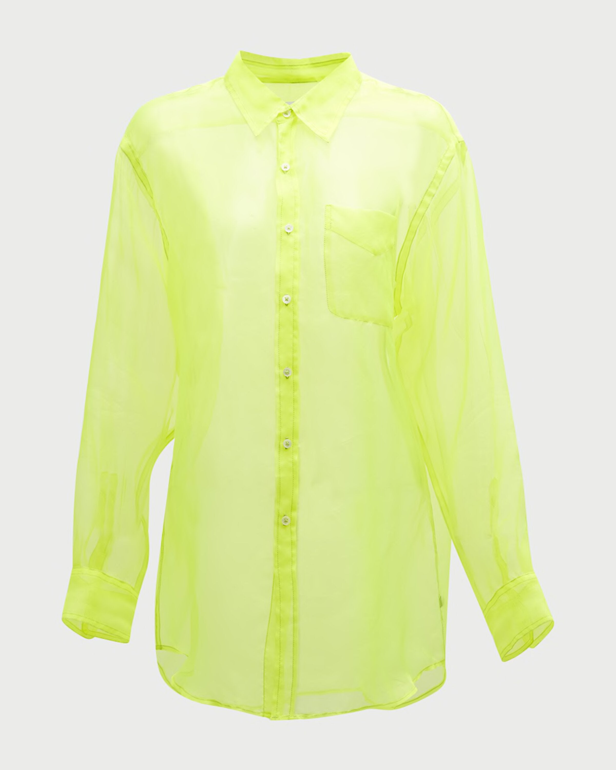 Silk Organza Oversized Shirt