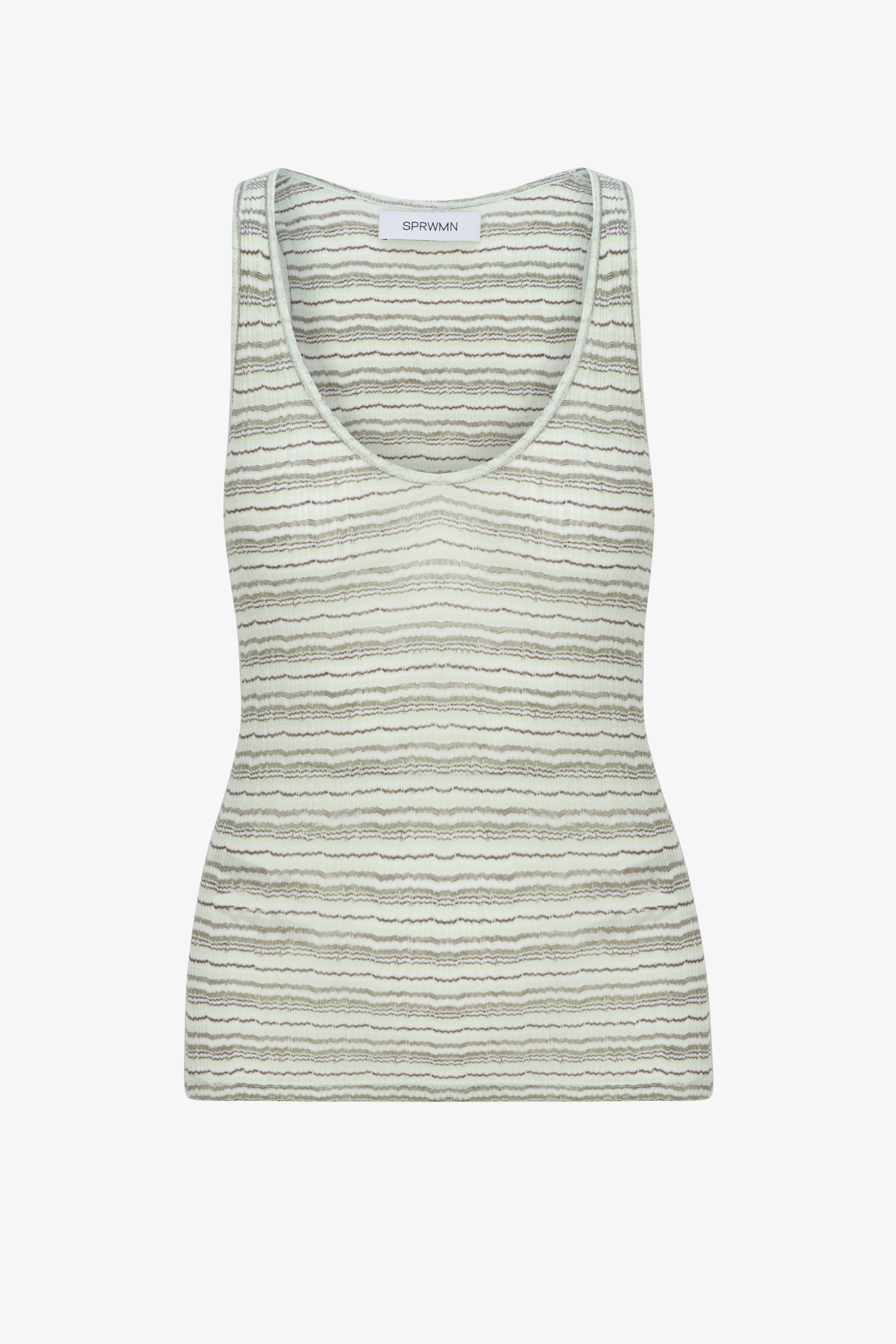 Pointelle Tank