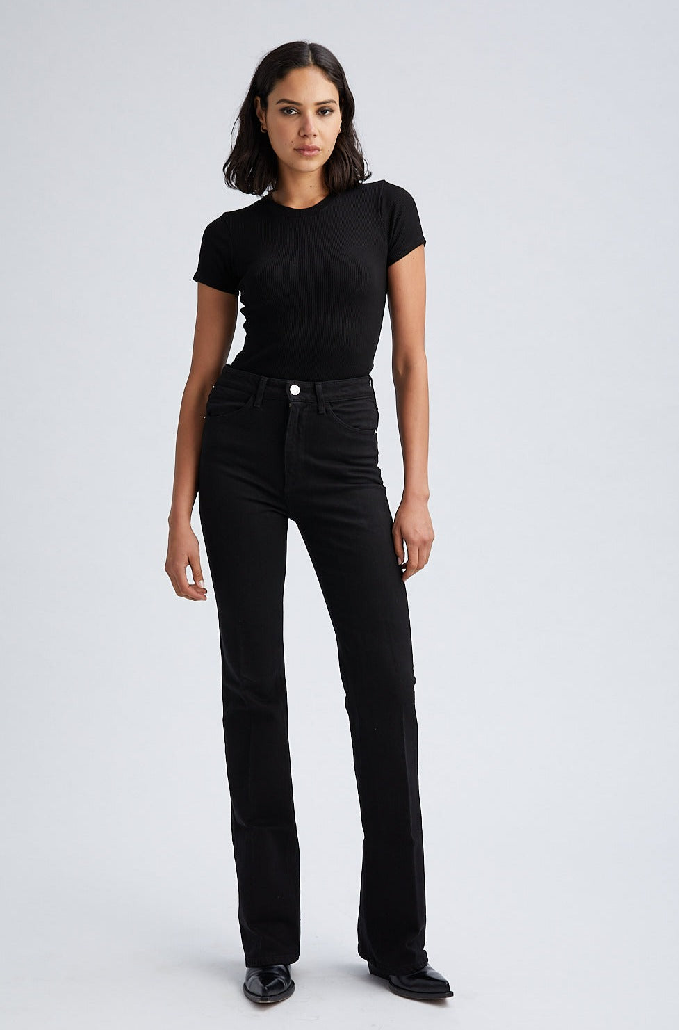 Stevie Micro Flare Denim Pants