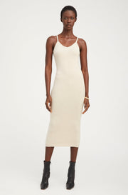 Oat Cashmere Tank Dress