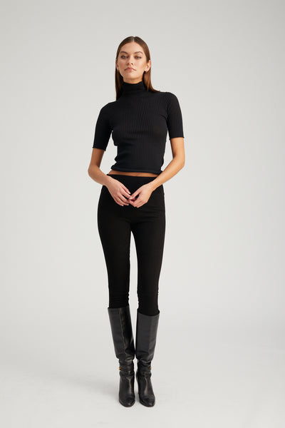 Black Cashmere Turtleneck