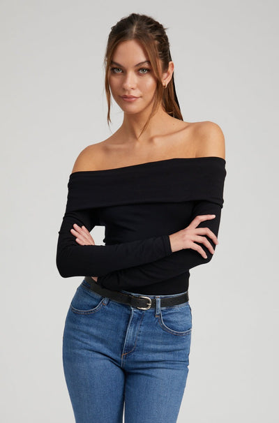 Black City Off Shoulder Top