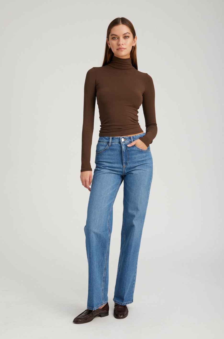 Long Sleeve Top DARK CHOCOLATE – SPRWMN