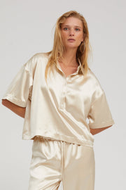 Champagne Silk Polo
