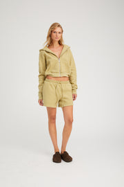 Pistachio Melange Sweatshorts