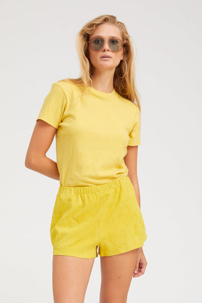 Yellow Cotton Baby Tee