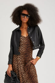 Black Leather Hardy Jacket
