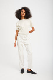 Shell Leather Sophia Cigarette Trousers