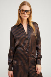 Fonda Silk Button Down