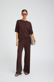 Cashmere Wide Leg Pants