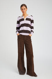 Americano Suede 5 Pocket Wide Leg