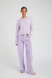 Wide Leg Corduroy Trousers