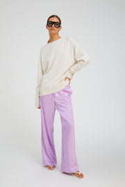 Lavender Silk Kauai Pants