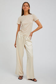 Champagne Silk Kauai Pants